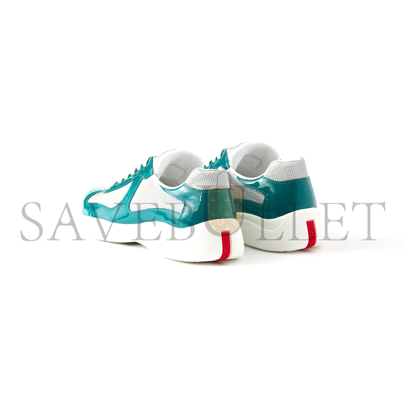PRADA PATENT LEATHER AND TECHNICAL FABRIC PRADA AMERICA'S CUP SNEAKERS 4E3400_ASZ_F04B7_F_G000